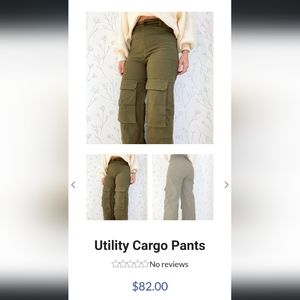 NWOT Utility black cargo pants